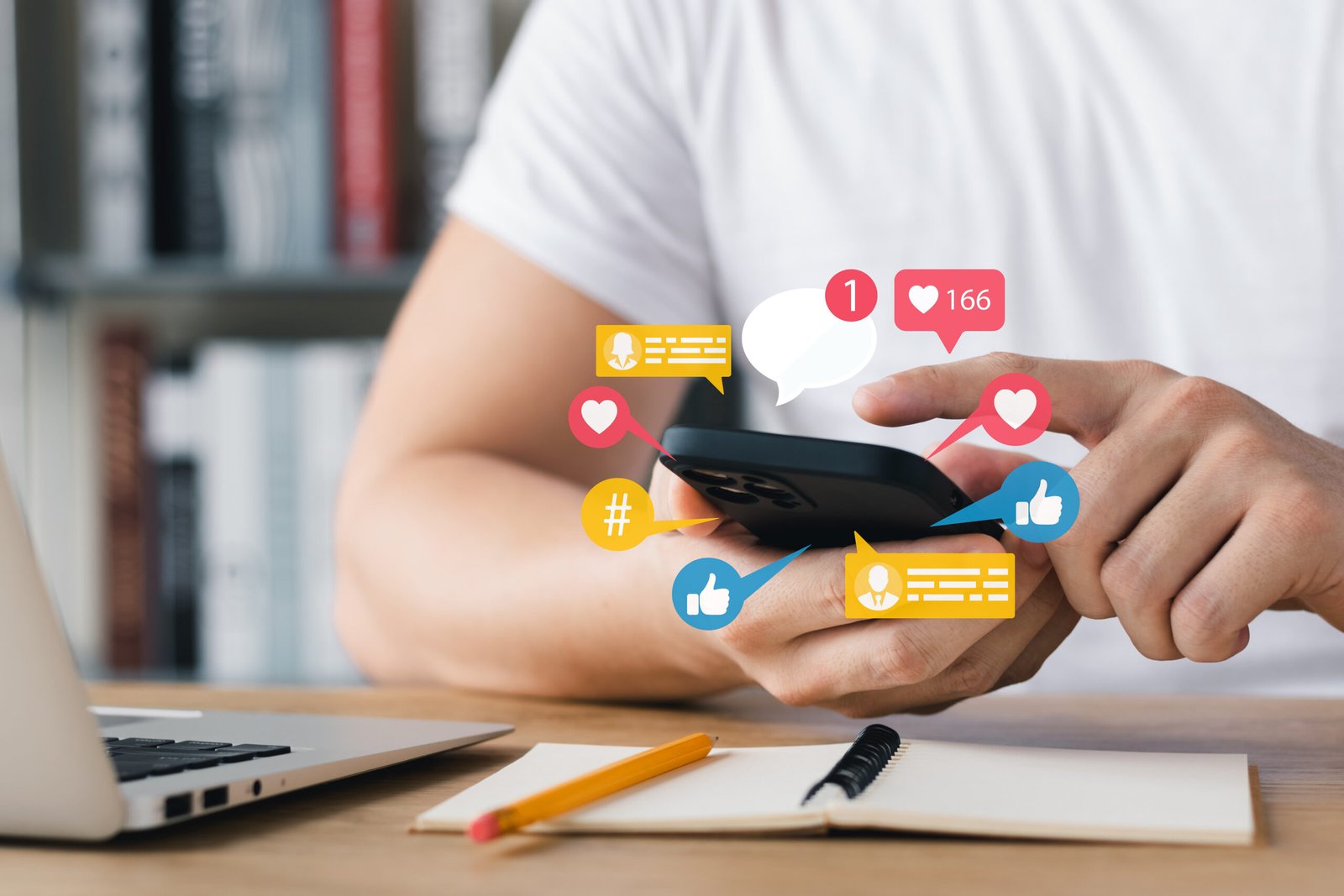 businessmen are working smartphones use search engine optimization tool find customers promote advertise online content technology marketing business concept scaled