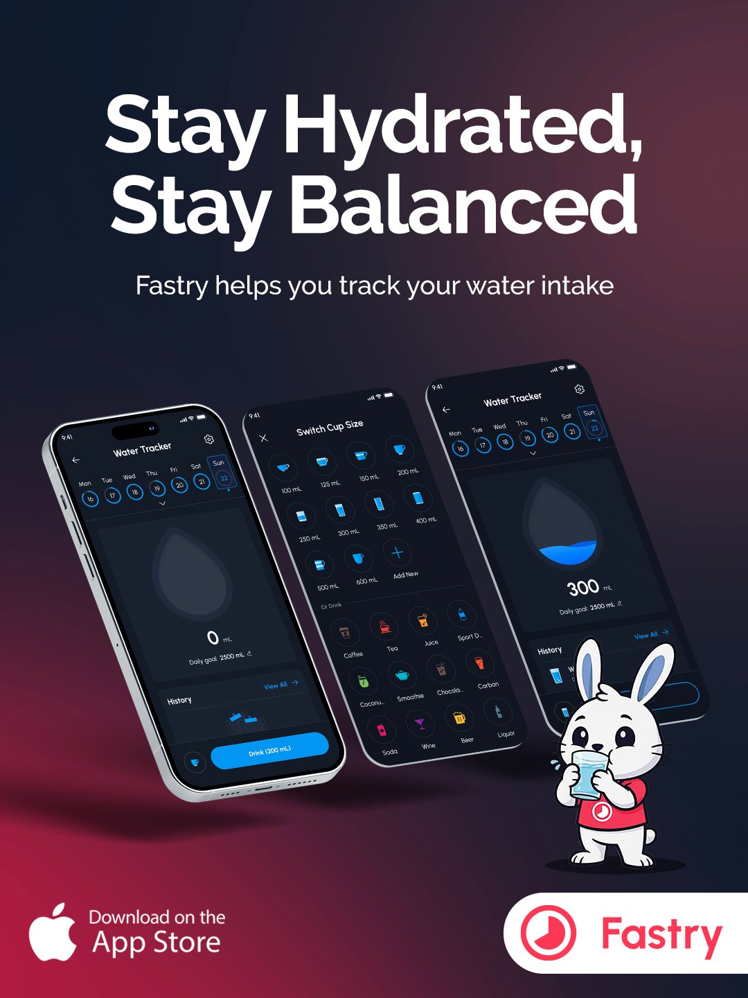 Fastry Mobil Uygulamasını <br> <em>Sosyal Medyada Bir Yaşam Tarzına Dönüştürdük</em> 1 SuTuketimi